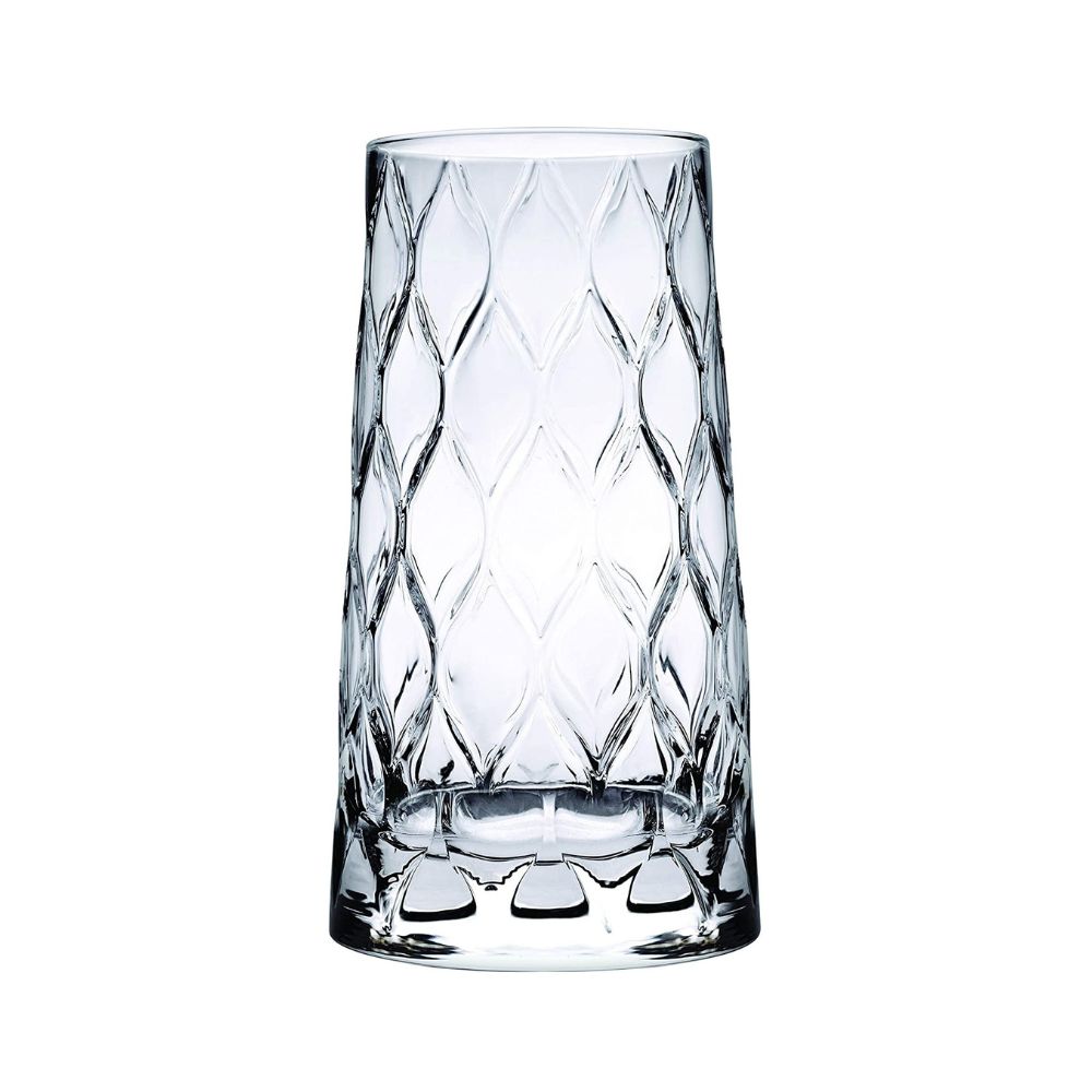 potiri-long-drink-450ml-leafy-espiel Ένα μεγάλο άδειο ποτήρι για νερό σκαλιστό με σχήματα φύλλων