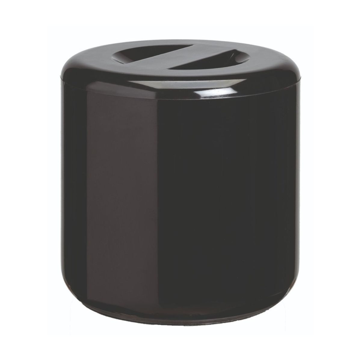 Ένα επαγγελματικό παγοδοχείο ABS σε μαύρο χρώμα με καπάκι